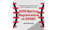 2025 Spring Registration is open!